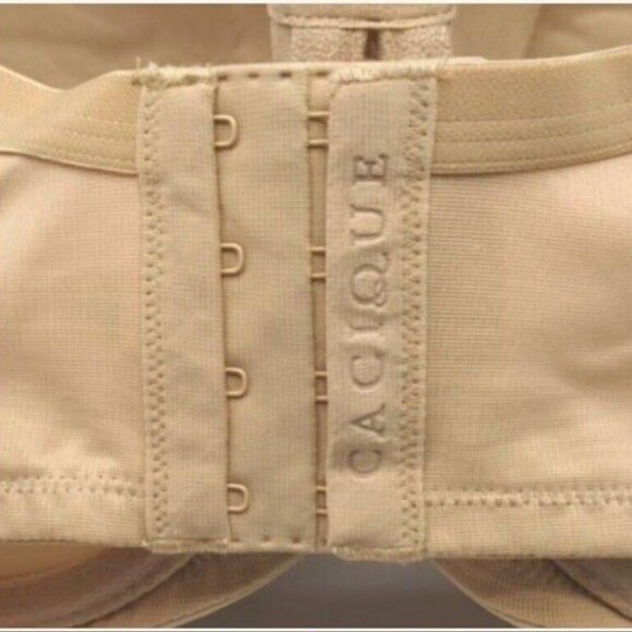 Lane Bryant Cacique Womens Bra Smooth Satin Full Coverage U/W Cafe Mocha 40H - Picture 5 of 7